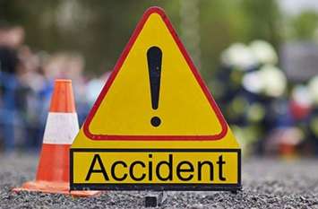 Car Accident Video in shravasti up Video : तेज रफ्तार कार अचानक अनियंत्रित होकर खाई में गिरी, 6 घायल