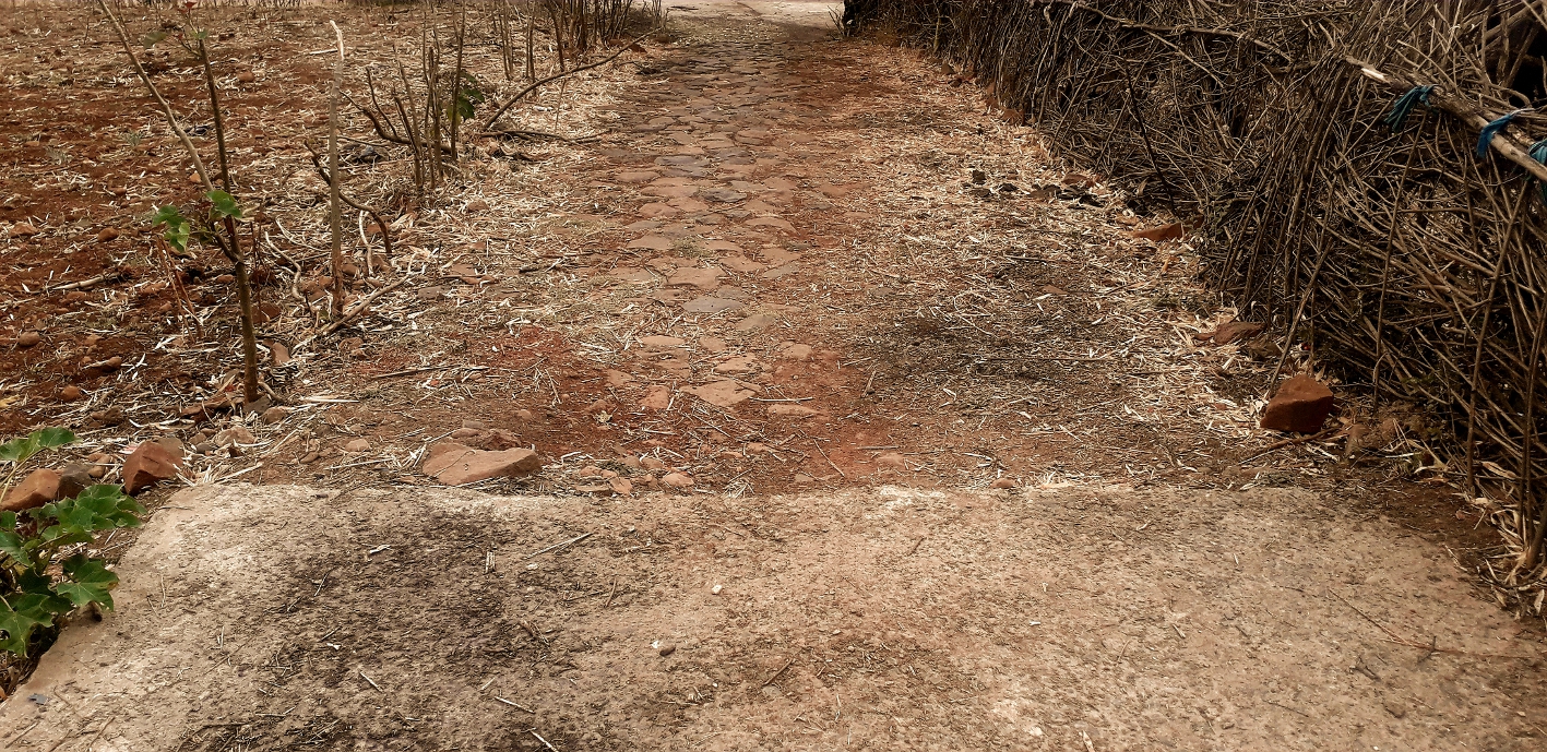 Lack of rupees was made by the incomplete road अधूरी सड़क बनाकर लाखों रुपए डकार गये सरपंच सचिव