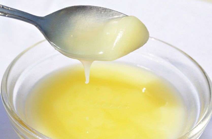 milawat घी के रंग और शहद के बहाव व घुलने से पहचानें मिलावट