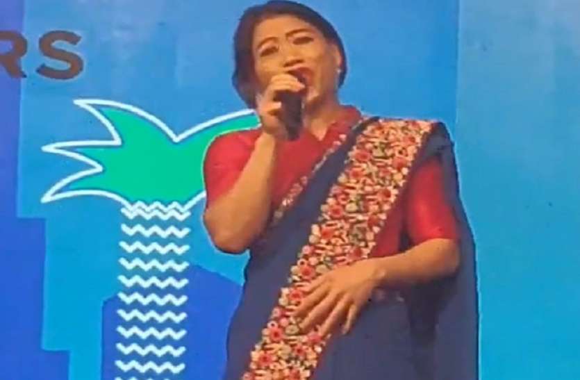 mary kom मैरी कॉम ने गाया लता जी का ये गाना हर कोई रह गया हैरान, वीडियो हो गया वायरल