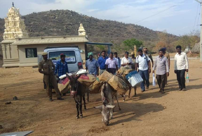 Election materials carrying donkeys for 40 years