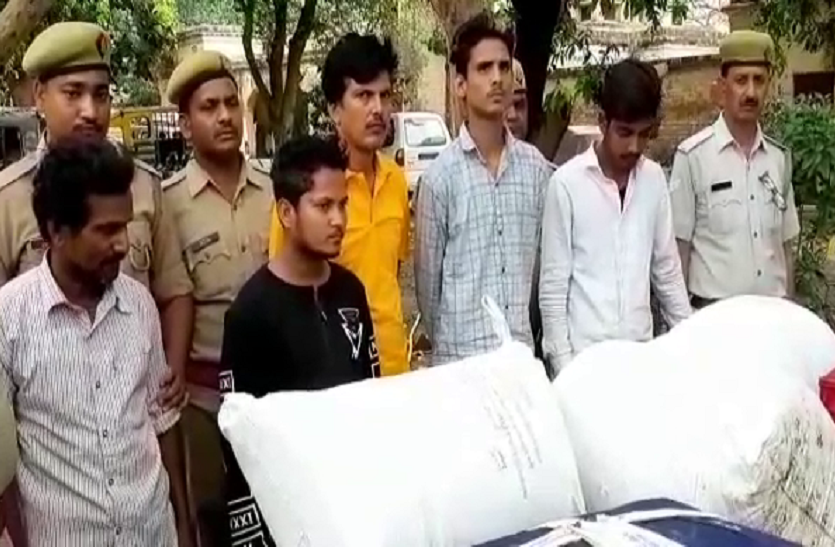 up news उड़ीसा से लाया गया एक क्विंटल गंजा बरामद, पांच गिरफ्तार