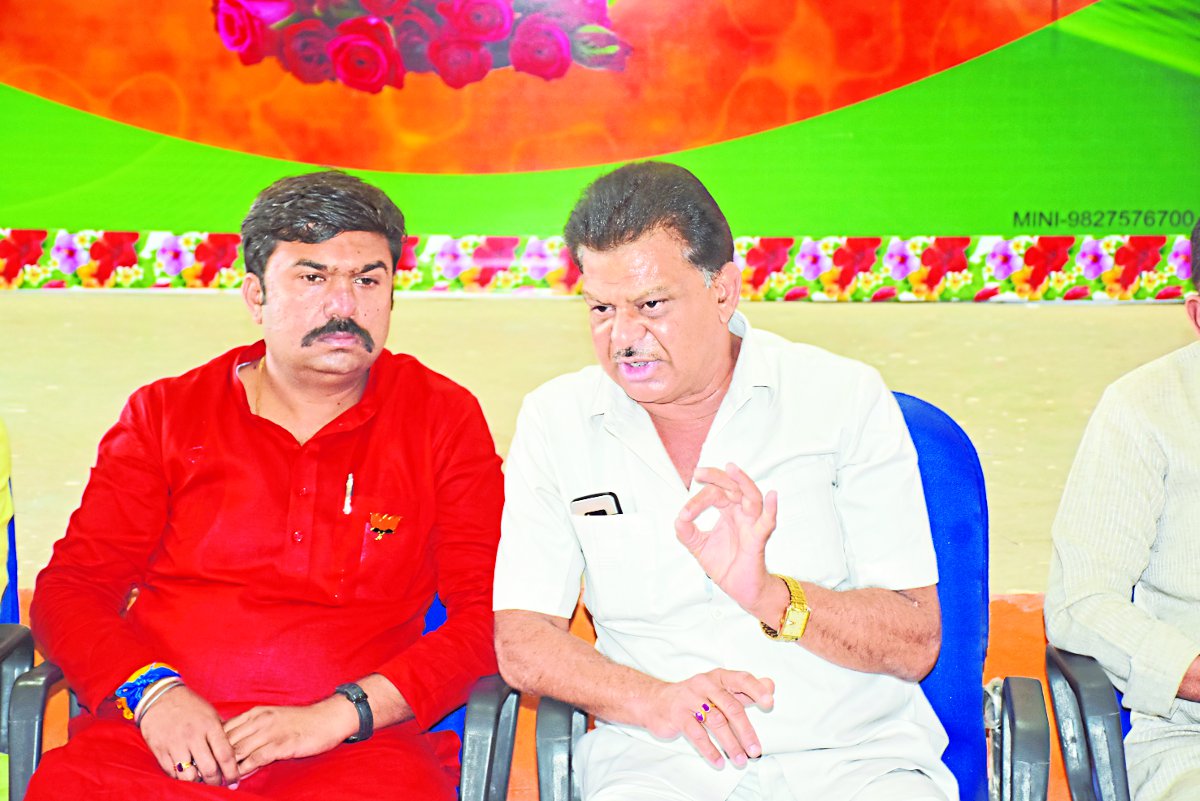 BJP candidate charged विधानसभा में भय और आतंक का माहौल बना रही कांग्रेस