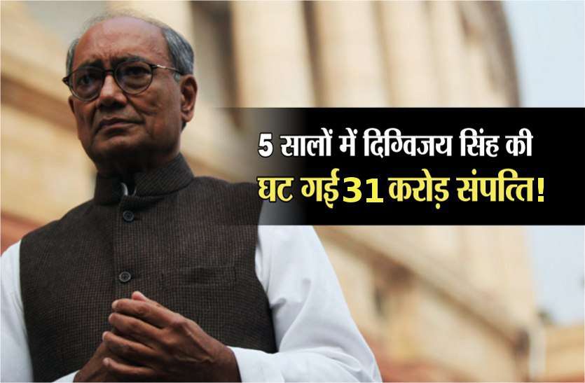 Property of digvijay's दिग्विजय सिंह ने भोपाल से भरा नामांकन, जानिये कितनी है इनकी संपत्ति...