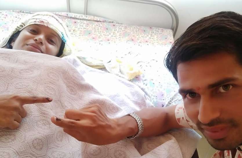 patrika प्रसव पीड़ा भी सह ली