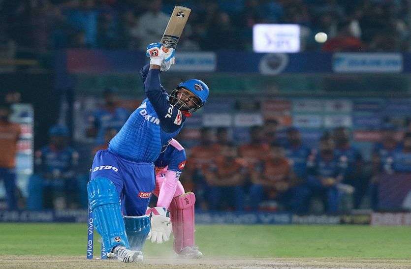 rishabh pant RR Vs DC : रहाणे के शतक पर पड़ा पंत का अर्धशतक भारी, राजस्थान को हराकर दिल्ली कर टॉप पर