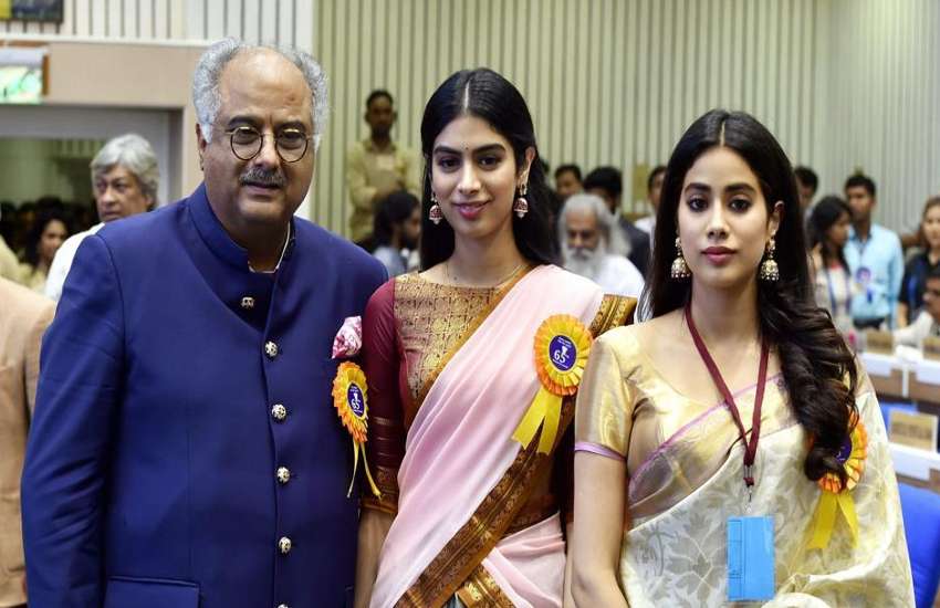 Khushi Kapoor Boney Kapoor jhanvi kapoor