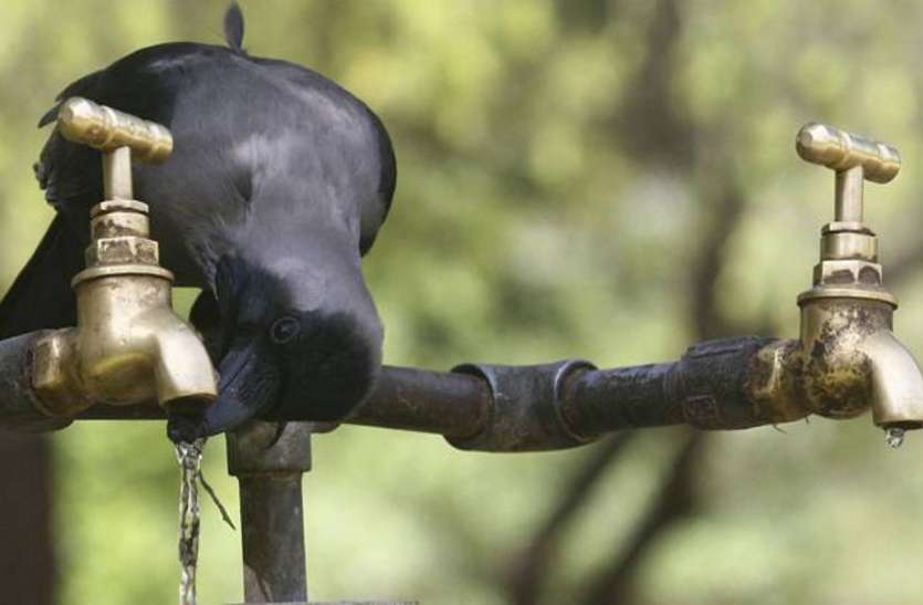 water crisis शहर में पैर पसार रहा जलसंकट, खारुन नदी का जलस्तर 18 इंच गिरा