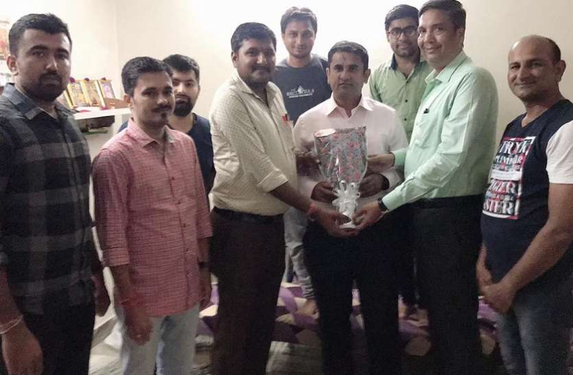 Mumbai commissioner Charan welcomes welcome to Chennai मुम्बई कमिश्नर चारण का चेन्नई में किया स्वागत