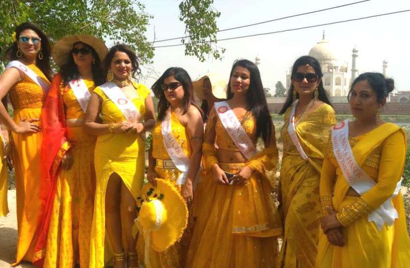 Mrs india Mrs india worldwide 2019 finalists: ताजमहल के साये में पहुंचीं 15 देशों की सुंदरियां, देखें वीडियो