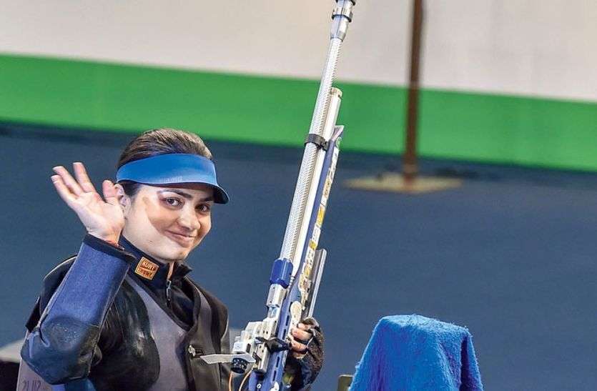 अपूर्वी चंदेला आईएसएसएफ वर्ल्ड कपः अपूर्वी चंदेला ने भारत को दिलाया गोल्ड मेडल