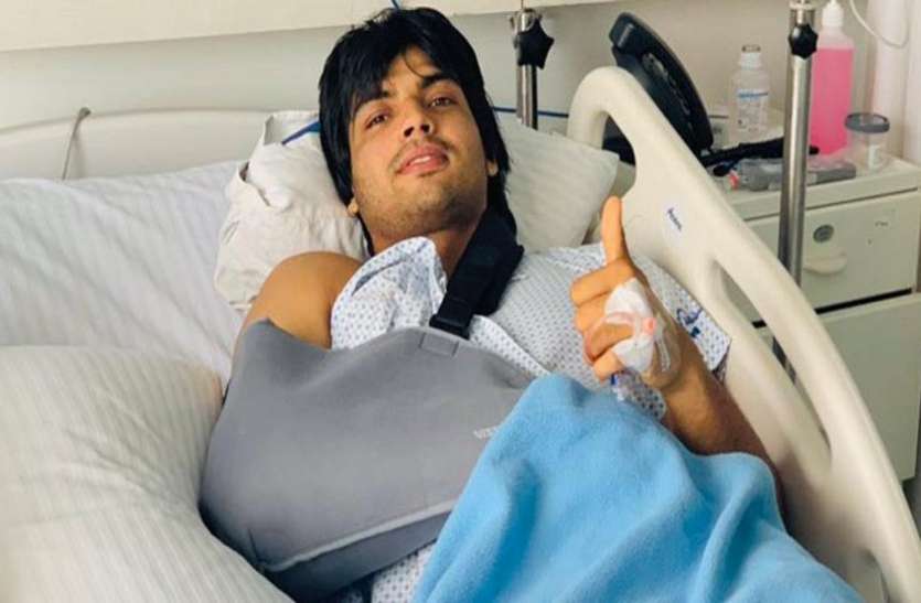 Neeraj Chopra जेवलिन थ्रोअर नीरज चोपड़ा ने कराई कोहनी की सर्जरी