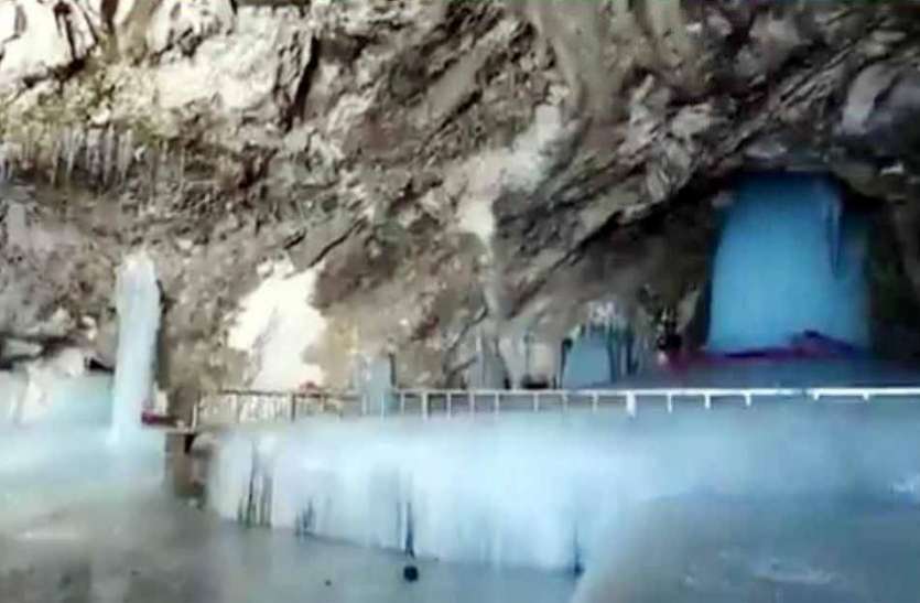 baba barfani इस बार 22 फुट के बने हैं बाबा बर्फानी, पहली तस्वीर आई सामने
