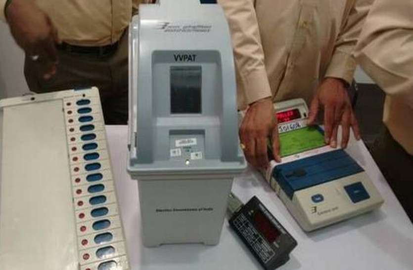 EVM कौशाम्बी लोकसभा के कुंडा और बाबागंज में चार जगह ईवीएम खराब