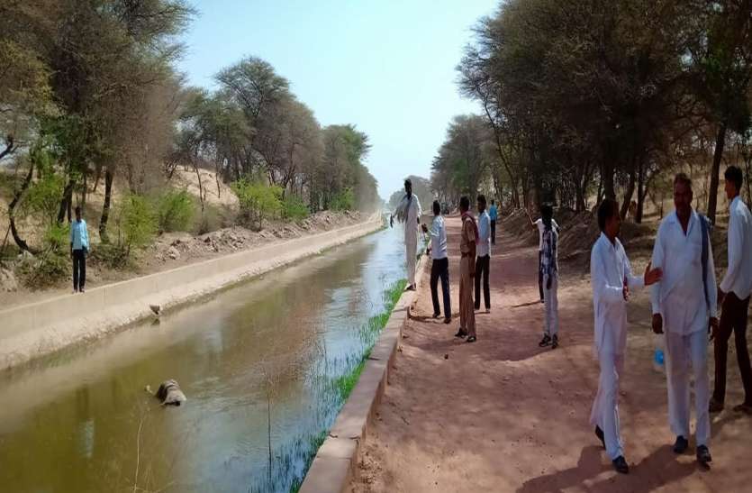 Corpse found in canal नहर में मिला युवक का शव