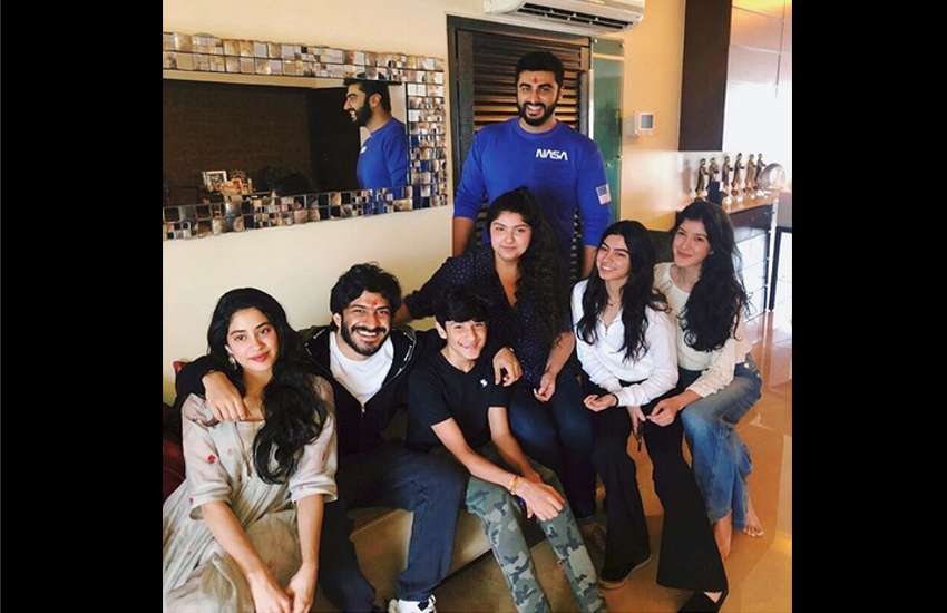Jhanvi Kapoor Khushi Kapoor Arjun Kapoor