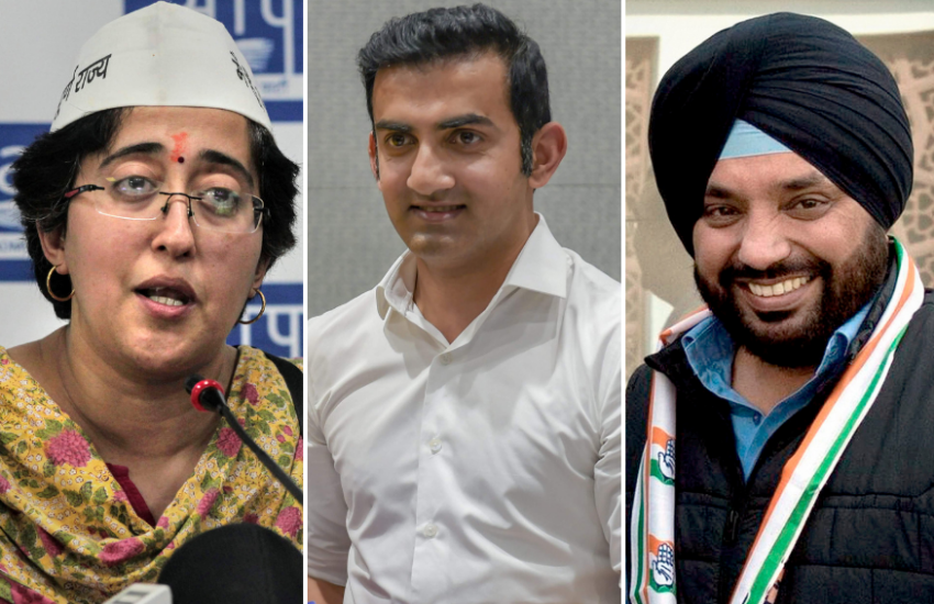 congress, bjp and aap