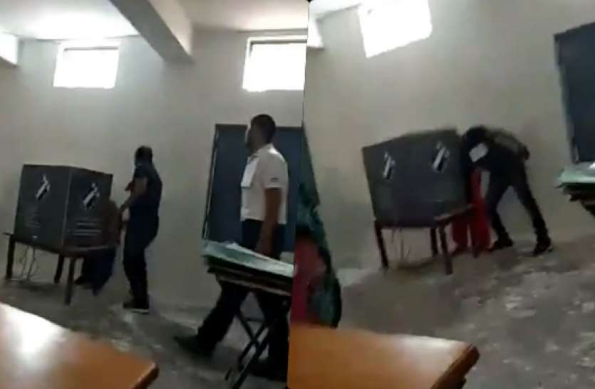 Booth capturing फरीदाबाद: वोटरों को प्रभावित करने की कोशिश में था पोलिंग एजेंट, वीडियो वायरल होने पर EC ने लिया एक्शन, गिरफ्तार