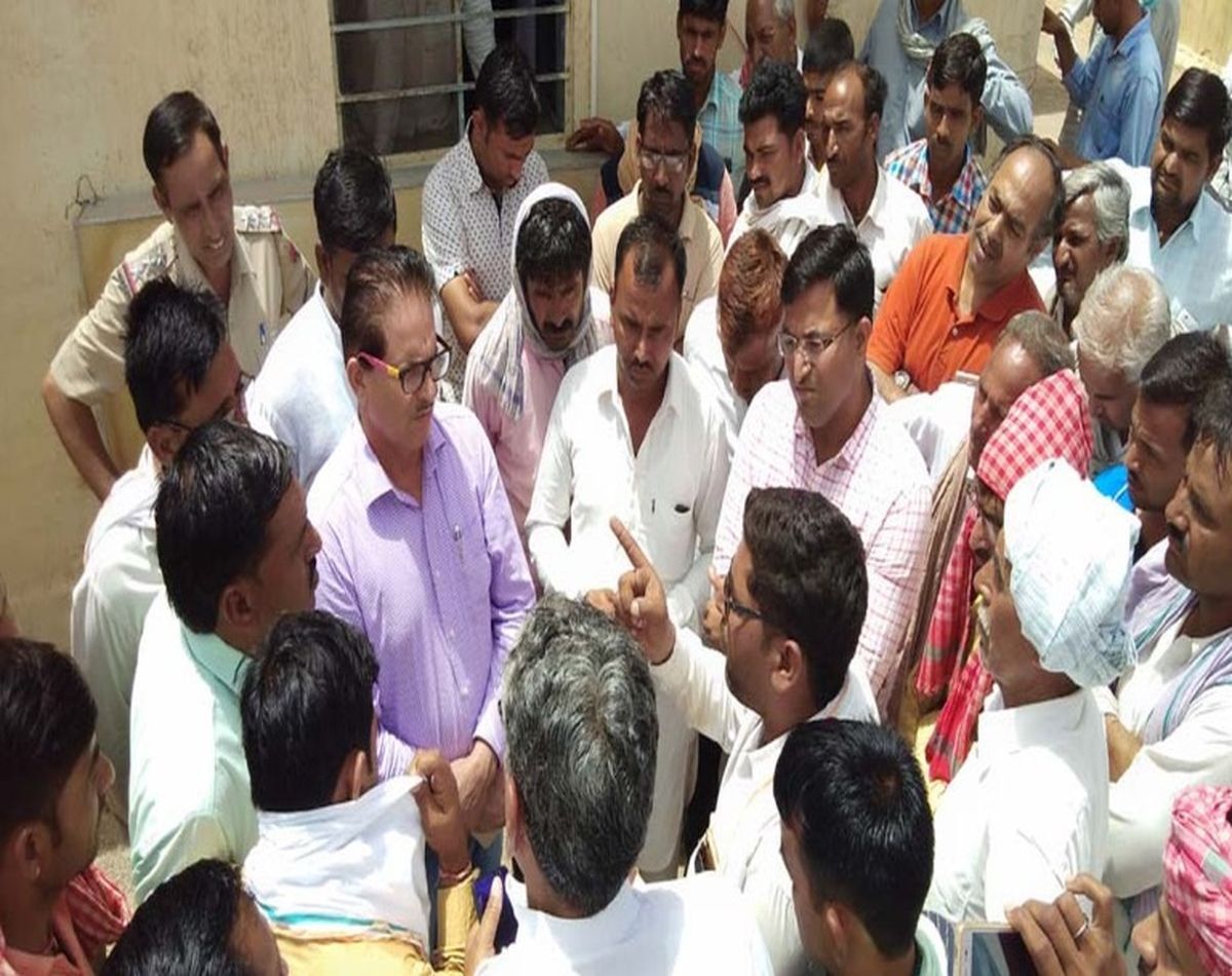 bikaner- killed by broken wire टूटे तार की चपेट में आने से युवक की मौत