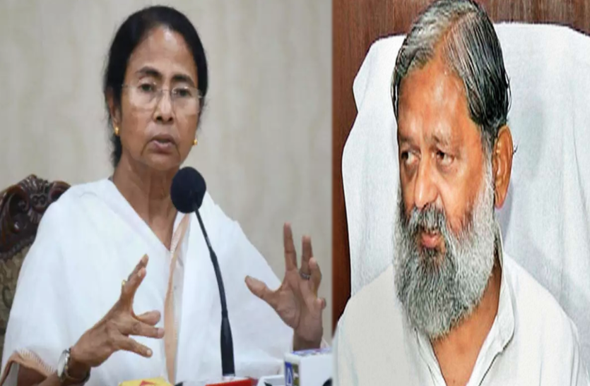 mamta banarjee and anil vij file photo अनिल विज ने ममता बनर्जी के व्यवहार को बताया गैंगस्टर जैसा, वहीं सिद्धू और कमल हसन को लेकर कही यह बड़ी बात