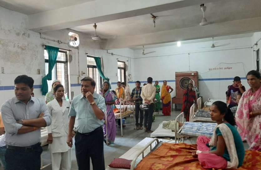 balaghat कलेक्टर ने किया जिला चिकित्सालय का आकस्मिक निरीक्षण