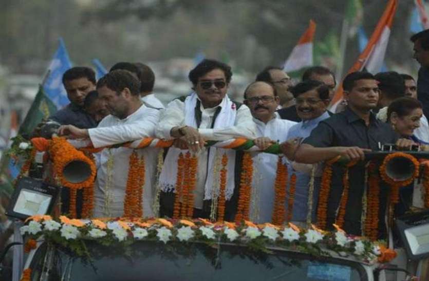 road show पटना में भाजपा के 'शत्रु' के लिए राहुल का रोड शो, कहा- बिहार बना बेरोजगारी का सेंटर