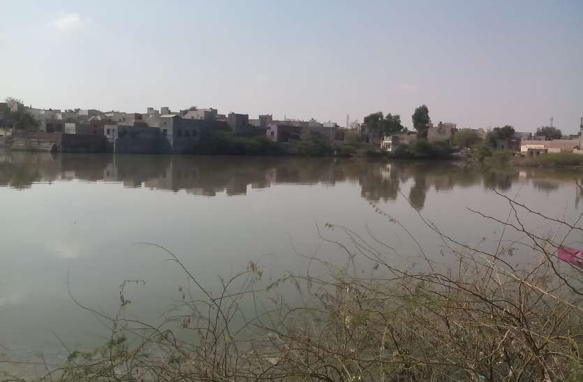 shramdan In nagaur पत्रिका अभियान : श्रम की बूंदों से निखरेगी तालाबों की सूरत