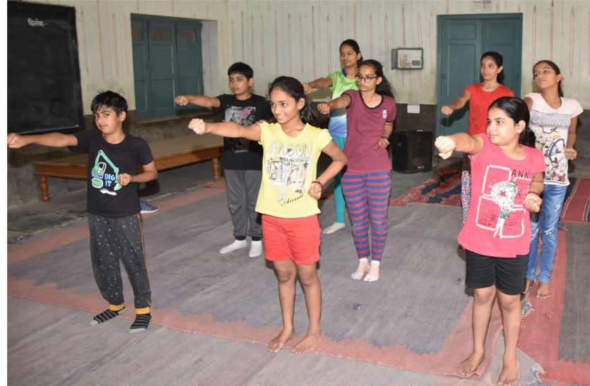 summer camp in bhilwara पाई समर कैंप को लेकर बच्चों में गजब का उत्साह, छुट्टियों को बना रहे उपयोगी
