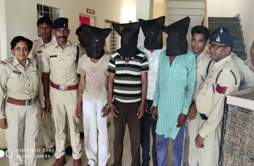sehore पेट्रोल पंप पर लूट की वारदात को अंजाम देने वाले चार गिरफ्तार