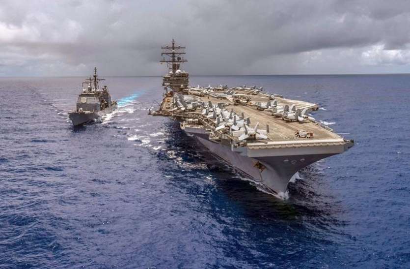 ship दक्षिण चीन सागर में बढ़ा अमरीका का दबदबा, नेवी ने चलाया 'फ्रीडम ऑफ नेविगेशन' ऑपरेशन