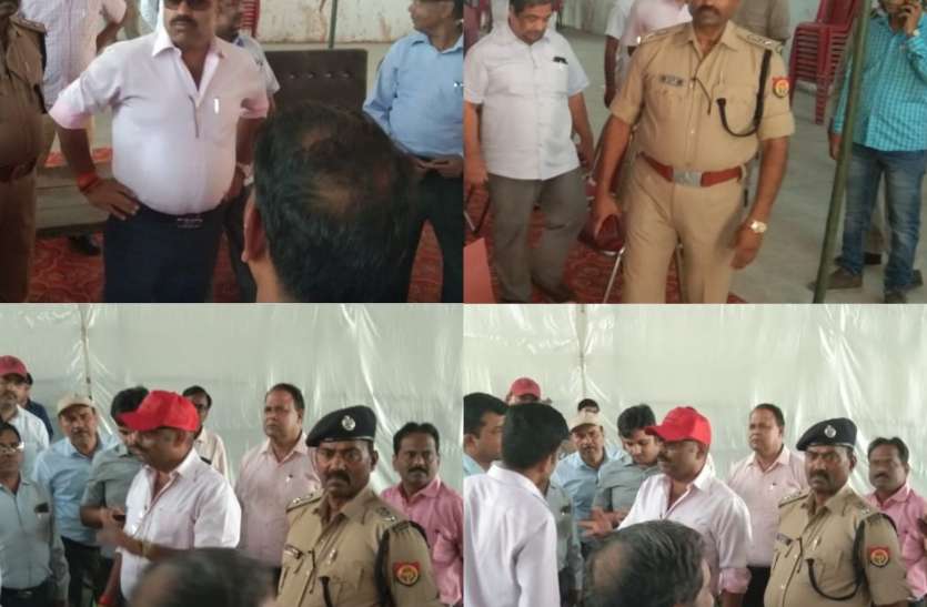 मतगणना स्थल पर जिलाधिकारी मतगणना के दो दिन पूर्व पहुंचे जिलाधिकारी को मिली कमियां