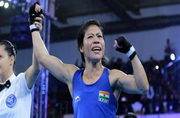 MC Mary Kom, Amit Panghal and Shiva Thapa enter in India Open final इंडिया ओपनः फाइनल में पहुंचे अमित, शिवा और मैरी कॉम