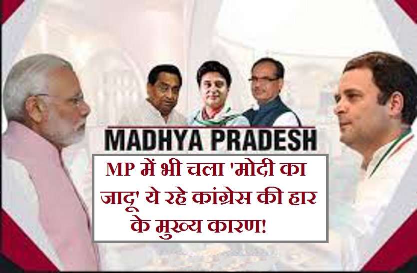 election 2019 result special Loksabha 2019 Election Result : सर चढ़कर बोला मोदी का जादू, सिंधिया से लेकर दिग्विजय तक हारे अपनी सीट, ये हैं खास कारण...
