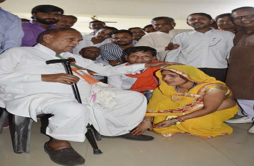 bharatpur पहले तीन बार ससुर, अब बहू बनी सांसद