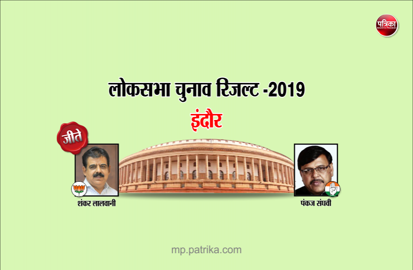 indore Election Results : इंदौर में भाजपा की रिकॉर्डतोड़ जीत, कांग्रेस को 5 लाख 47 हजार वोट से हराया