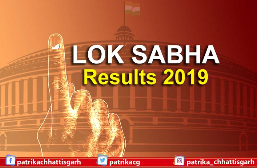 Lok Sabha Elections 2019 Results छत्तीसगढ़ में बड़ा उलटफेर, भाजपा ने 9 सीटों पर बनाई बड़ी बढ़त, कांग्रेस 2 सीटों पर आगे