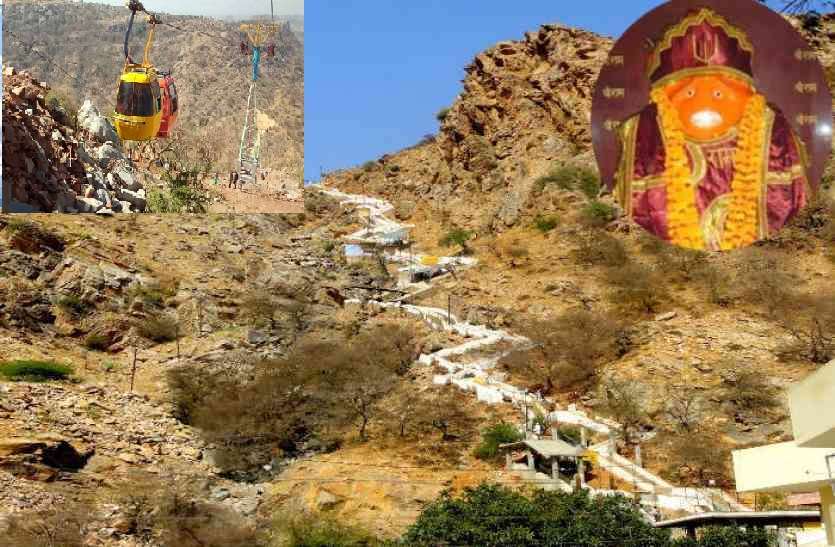 Good News : Ropeway Start For Samod Veer Hanuman Temple, Rajasthan -  खुशखबरी : राजधानी को मिली नई सौगात, समोद 'वीर हनुमान मंदिर' तक शुरू हुआ  रोपवे, 5 मिनट हुई दूरी, ये