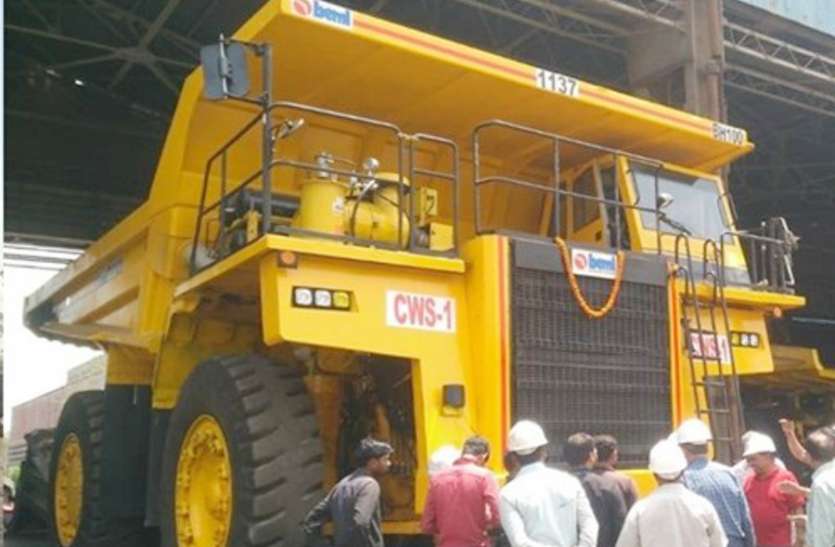 Updated Dumper manually to Singrauli Coal Company, NCL कोल कंपनी ने हासिल की बड़ी उपलब्धि, वर्षों से जारी थी कोशिश