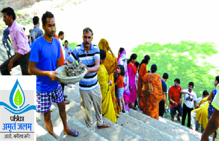 will create holy Gayatri Sarovar तलैया को संवारने आए भगीरथ, कहा- पवित्र गायत्री सरोवर बनाएंगे