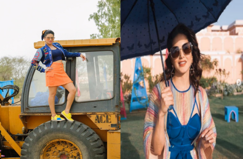 sunny गुलाबी नगरी की धरती और FANS के दिलों पर एक साथ सनी लियोनी ने चलाई 'JCB', सोशल मीडिया पर हुआ 'धमाका', #JCBKiKhudayi चला नया ट्रेंड