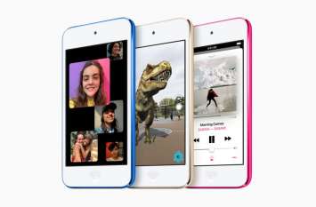 Apple iPod touch launched with A10 Fusion SoC Apple iPod Touch लॉन्च, 40 घंटे तक लगातार सुन सकते हैं म्यूजिक