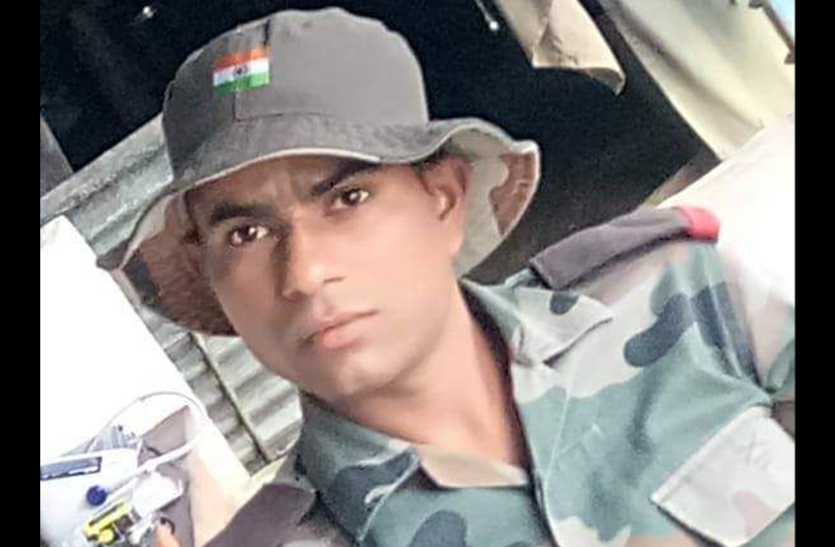 Suspected death of the soldier BIG News: गुवाहटी में सेना के जवान की संदिग्ध मौत, शोक में डूबा कोटा का लाखसनीजा