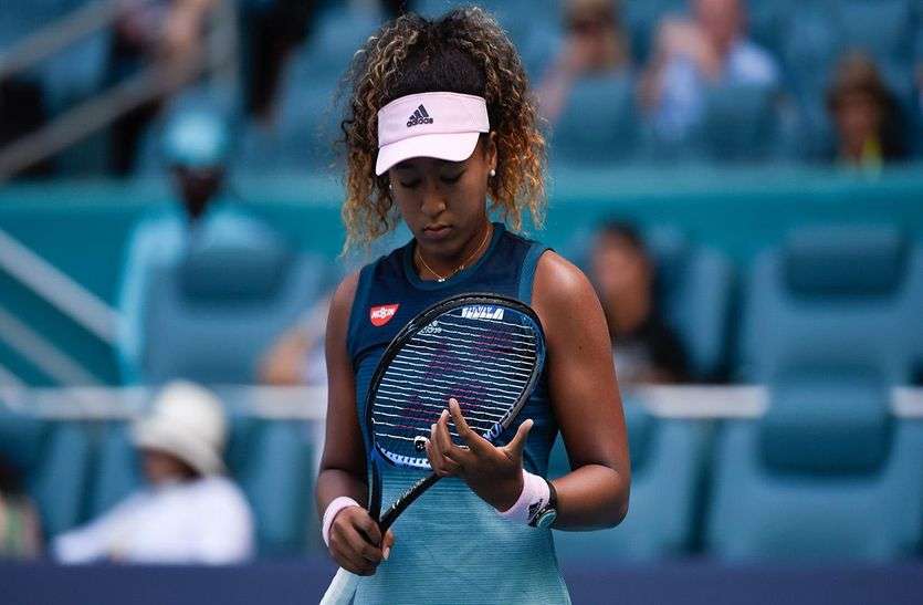 naomi osaka फ्रेंच ओपन टेनिस में बड़ा उलटफेर, गैरवरीय खिलाड़ी सिनियाकोवा ने विश्व नंबर एक ओसाका को चौंकाया