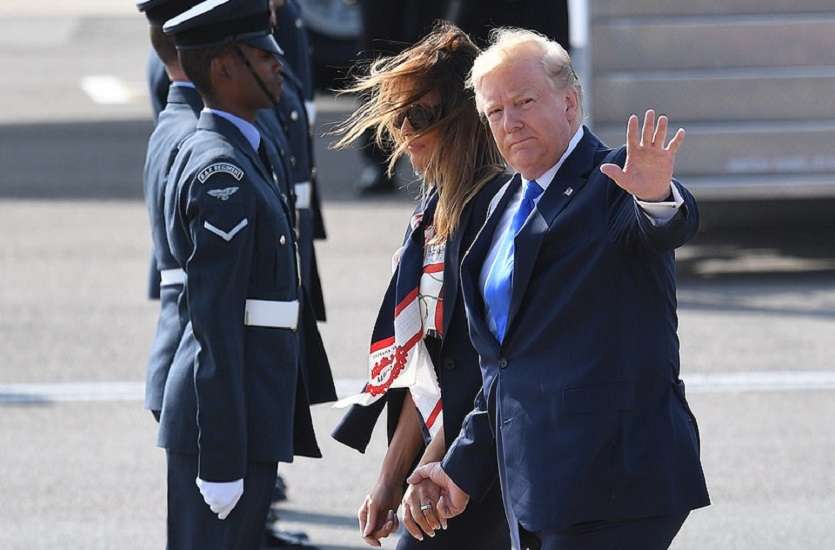 Trump and melania
