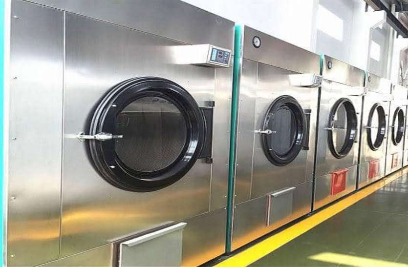 Good News - Now the automatic washing of sheets will be done, another Good News : अब जिला अस्पताल में ऑटोमेटिक मशीनों से होगी चादरों की धुलाई