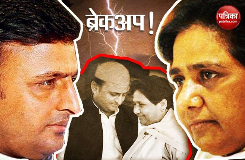 akhilesh and mayawati चुनाव खत्म होते ही 'अकेले हम-अकेले तुम' की राह पर बुआ-बबुआ, NDA में भी दरार की आशंका