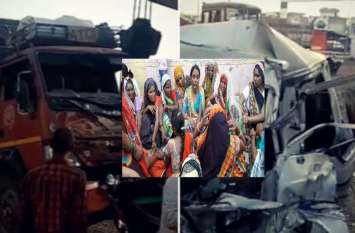 6 people died in road accident bilgram hardoi तिलक चढ़ा कर आ रहा था परिवार, ट्रैक्टर ट्रॉली की भिड़ंत से छह की मौत, 30 से अधिक घायल, सीएम योगी ने तत्काल किया ये ऐलान
