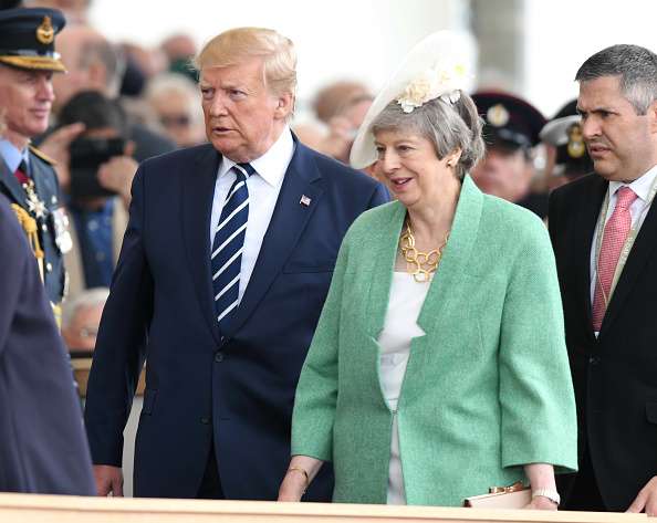 Theresa May Donald Trump
