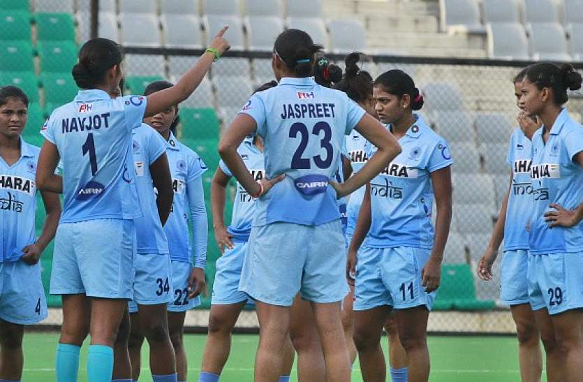 Indian Hockey Team भारतीय महिला जूनियर हॉकी टीम ने आखिरी मैच में आयरलैंड को 3-1से रौंदा