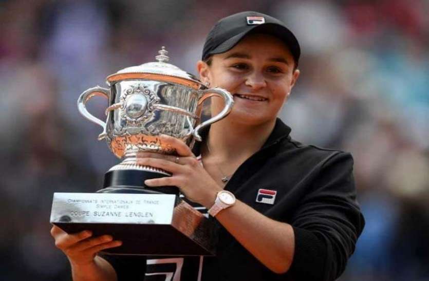 Ashleigh barti डब्ल्यूटीए रैंकिंग में बार्टी को फायदा, बनीं विश्व की नंबर दो खिलाड़ी